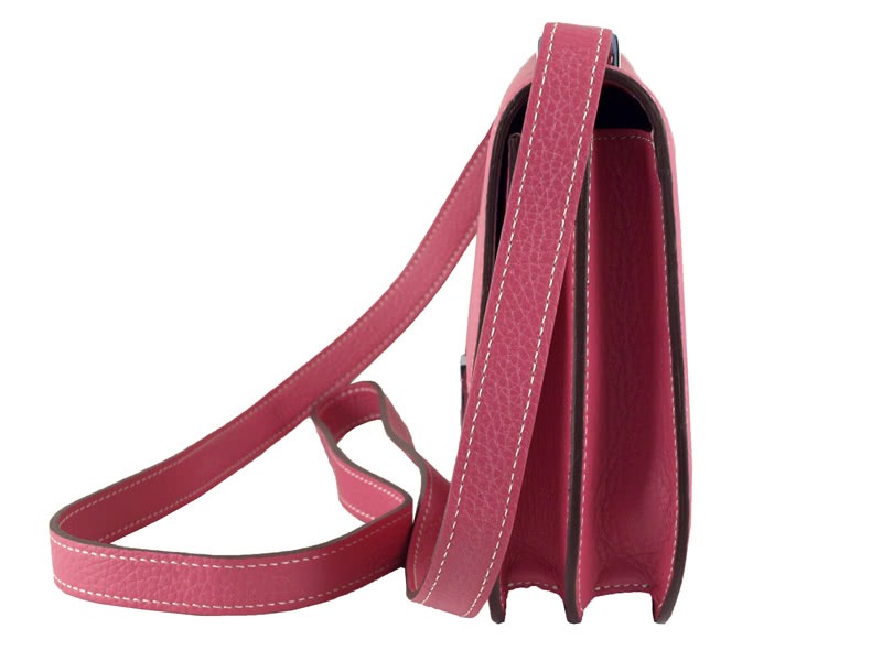 Hermes Constance 23 Single Shoulder Bag Togo Leather Pink 3