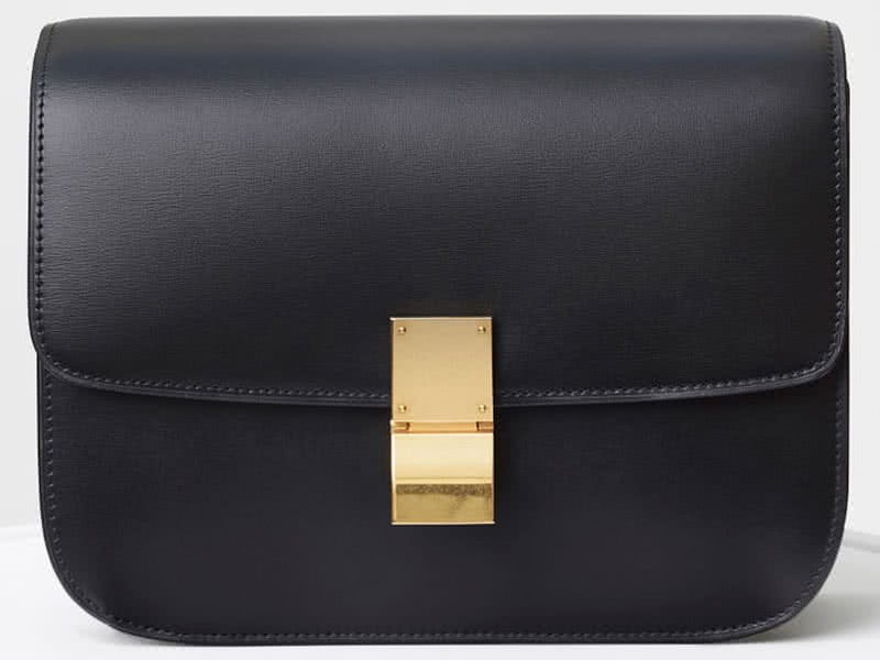 Celine Medium Classic Bag In Box Calfskin Black 164173 1