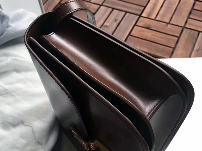 Celine Medium Classic Bag In Box Calfskin Brown 8
