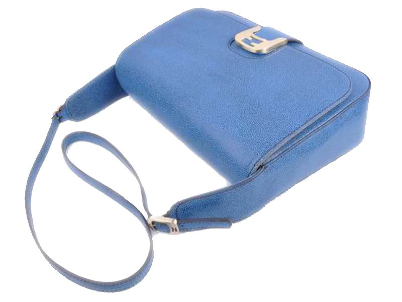 Fendi Chameleon Shoulder Bag Blue 7