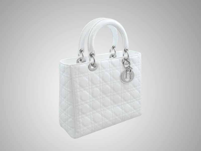 Dior Cannage Bag White 2