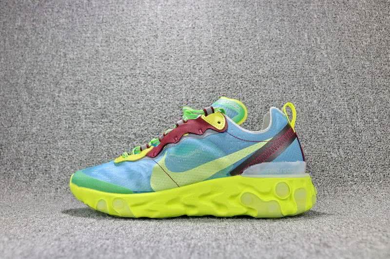 Air Max Undercover x Nike Upcoming React Element 87 Blue Green Shoes Men Women 7