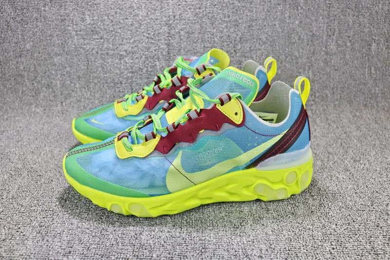 Air Max Undercover x Nike Upcoming React Element 87 Blue Green Shoes Men Women 8