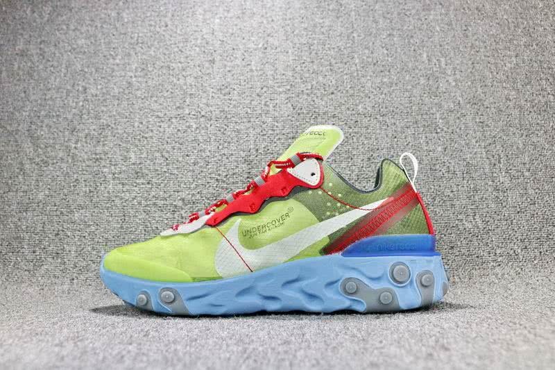 Air Max Undercover x Nike Upcoming React Element 87 Blue Green Shoes Men Women 3