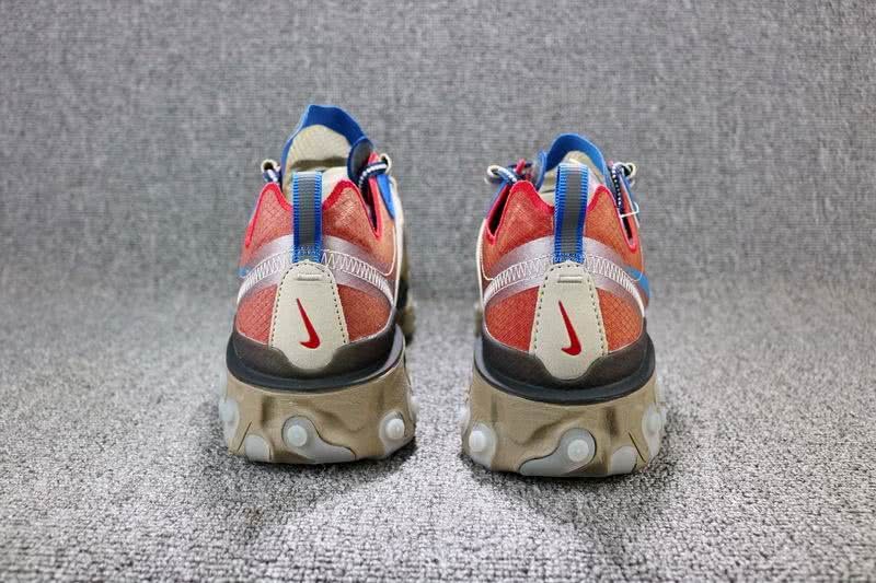 Air Max Undercover x Nike Upcoming React Element 87 Blue Yellow Shoes Men Women 7