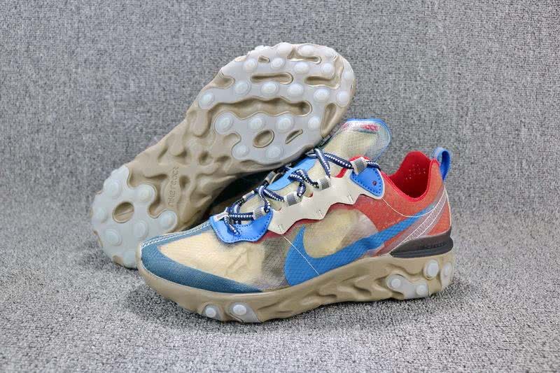 Air Max Undercover x Nike Upcoming React Element 87 Blue Yellow Shoes Men Women 1