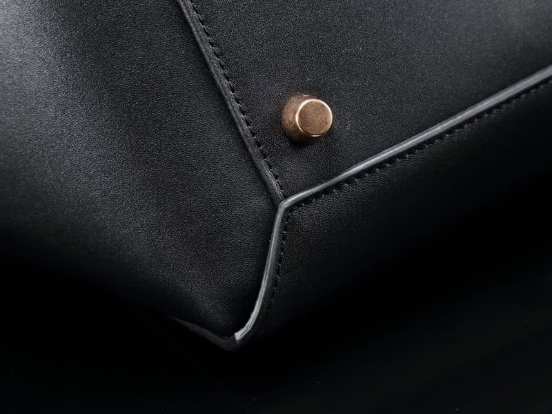 Celine Mini Belt Bag Smooth Calfskin Black With Beige 5