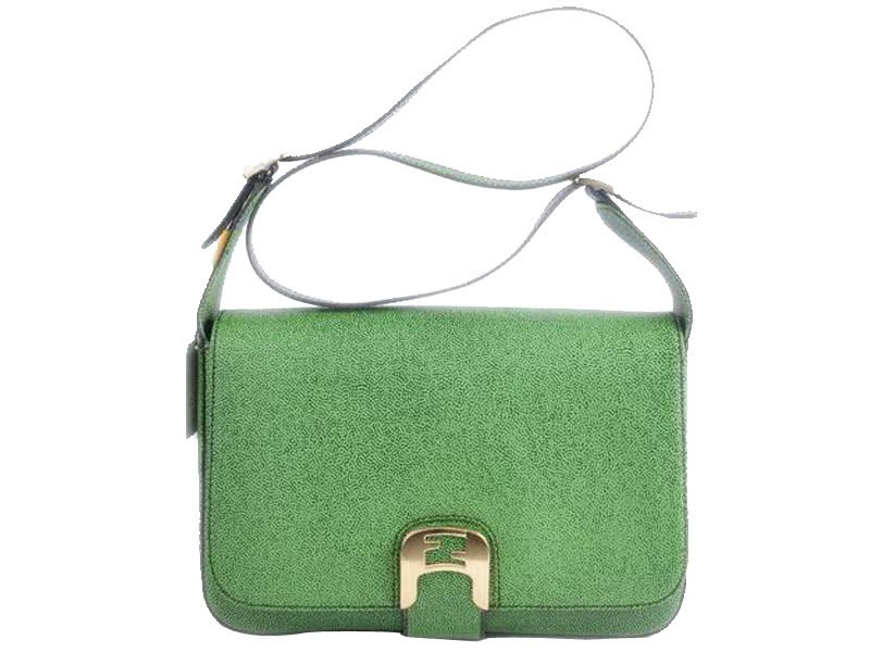 Fendi Chameleon Shoulder Bag Green 1
