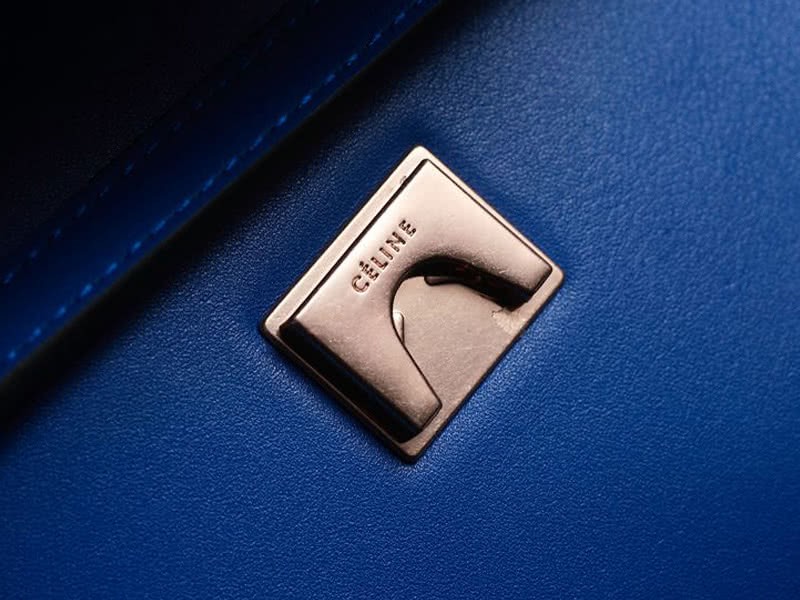 Celine Mini Belt Bag Smooth Calfskin Blue 13