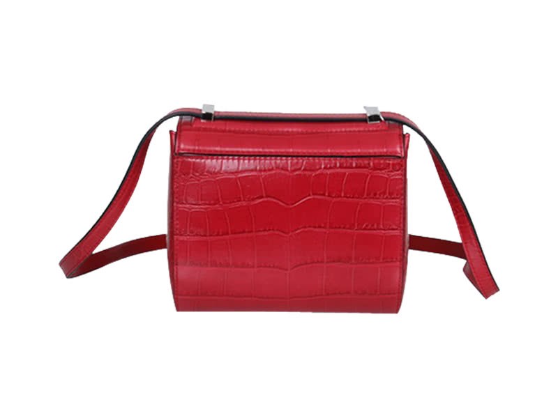 Givenchy Mini Pandora Box Bag Croc Leather Red 3
