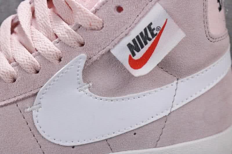 Nike WMNS Blazer Mid Sneakers Zipper Pink White Women 4