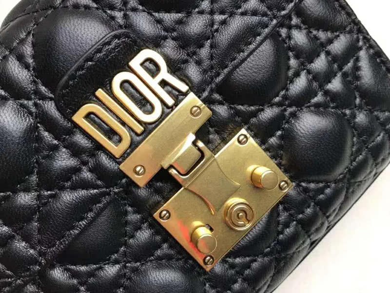 Dior Dioraddict Mini Lambskin Bag Black 4