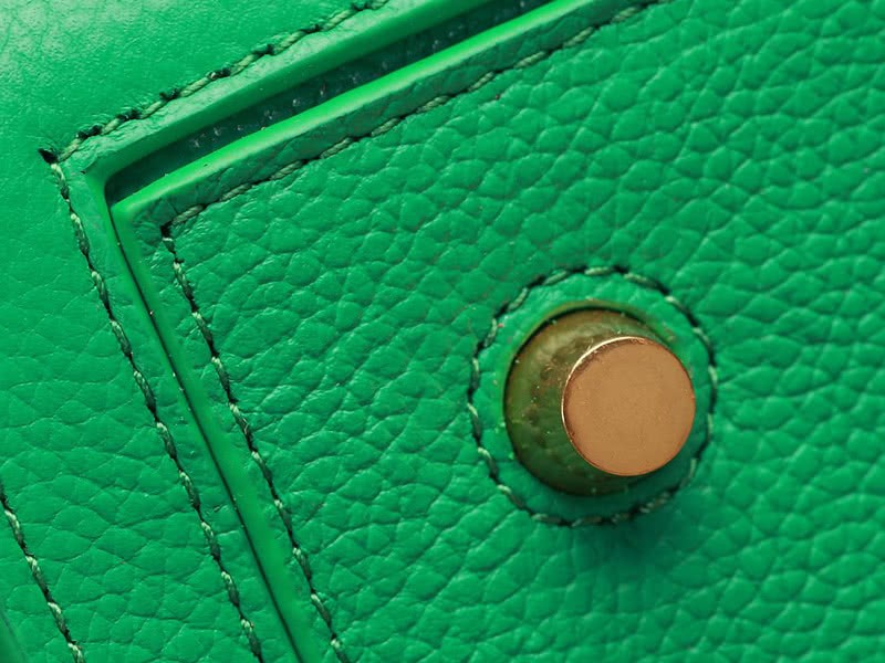 Celine Tie Nano Top Handle Bag Leather Green 12