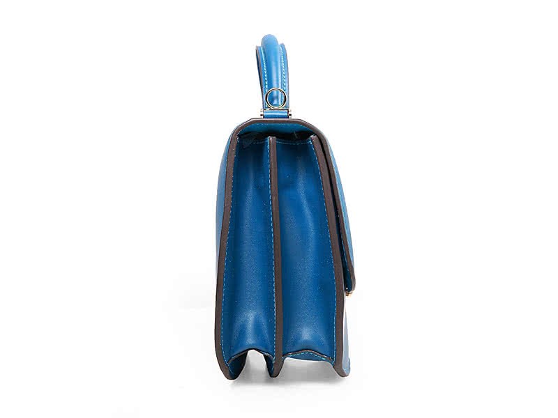 Hermes Stirrup Shoulder Bag Sky-Blue 3
