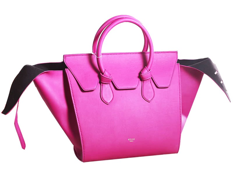 Celine Tie Bag Original Leather Hot Pink 2