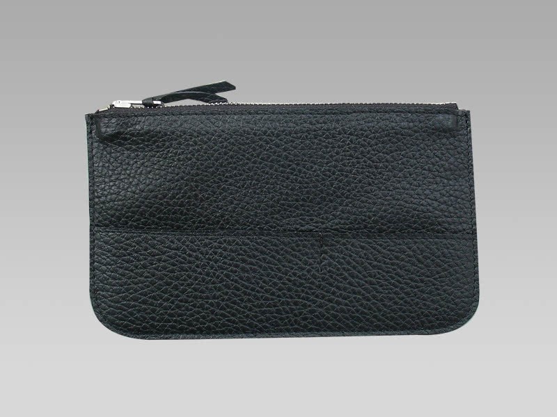 Hermes Dogon Togo Leather Wallet Purse Black 8