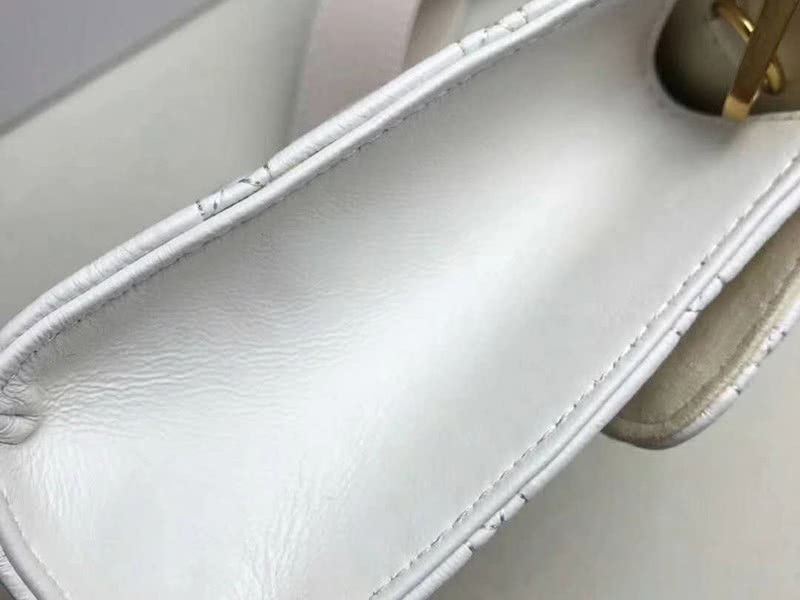 Dior Dioraddict Mini Lambskin Bag White 4