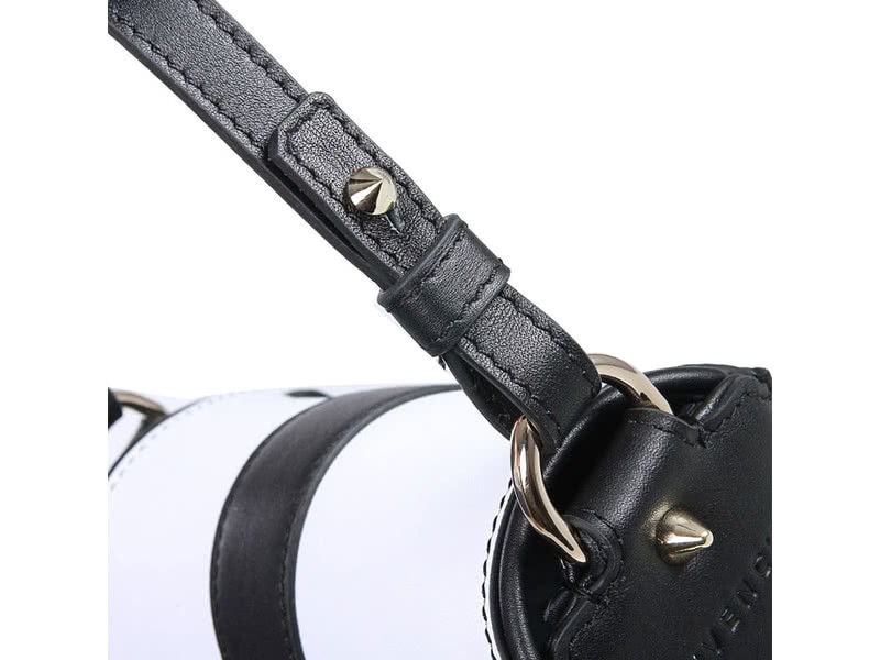 Givenchy Obsidian Small Crossbody Bag White Black 4