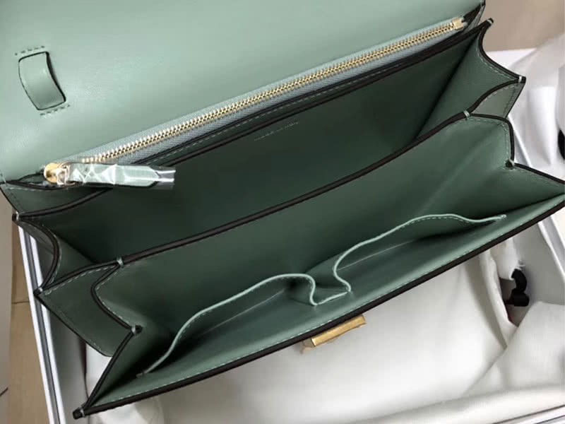 Celine Medium Classic Bag In Box Calfskin Mint Green 6