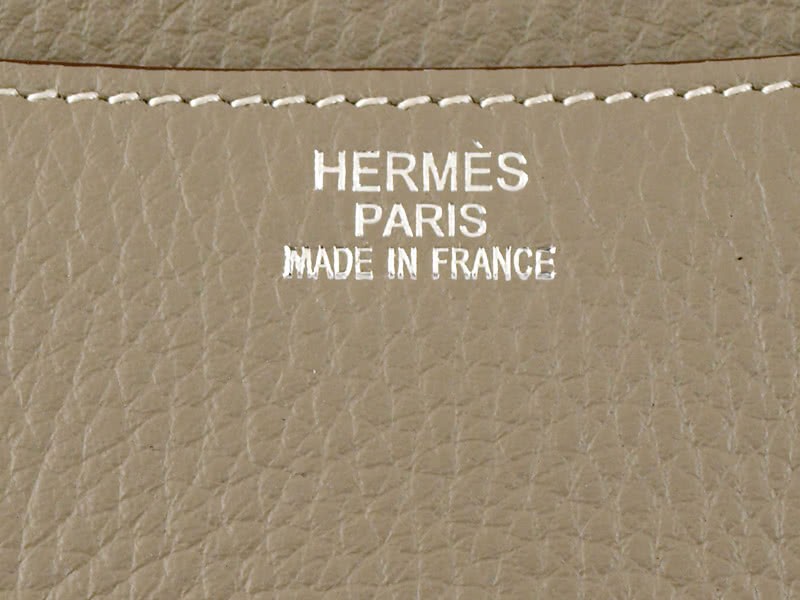 Hermes Constance 23 Single Shoulder Bag Togo Leather Grey 8
