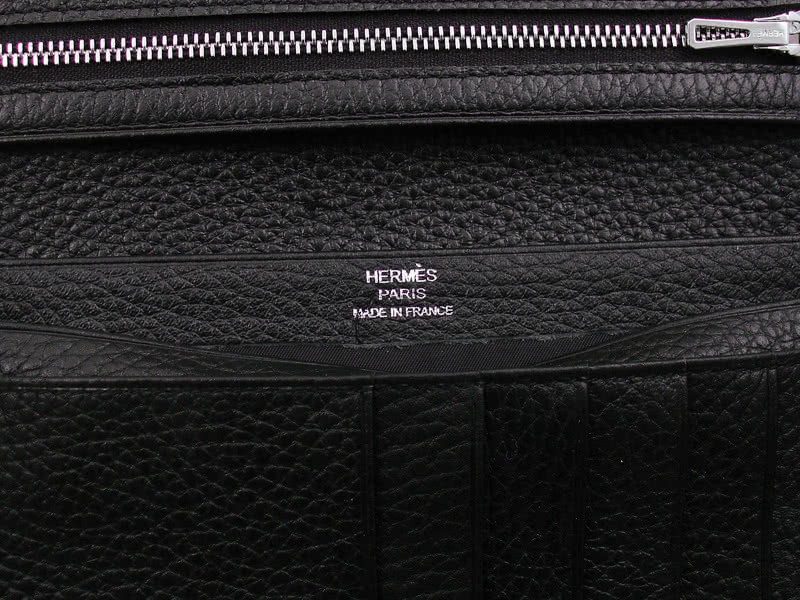 Hermes Bearn Japonaise Bi-Fold Wallet Black 8