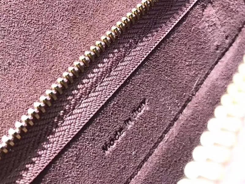 Celine Micro Belt Bag In Grained Calfskin Dark Pink 8