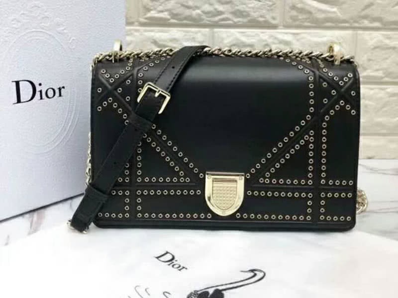 Dior Diorama Calfskin Bag Black d0422-1 1