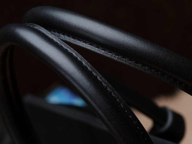 Celine Tie Nano Top Handle Bag Leather Black 2 17