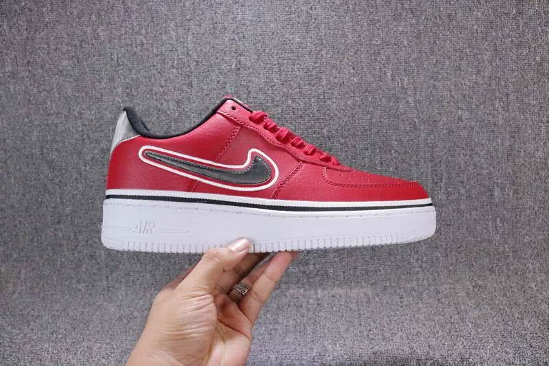 Air Force 1 Shoes Red Men 5
