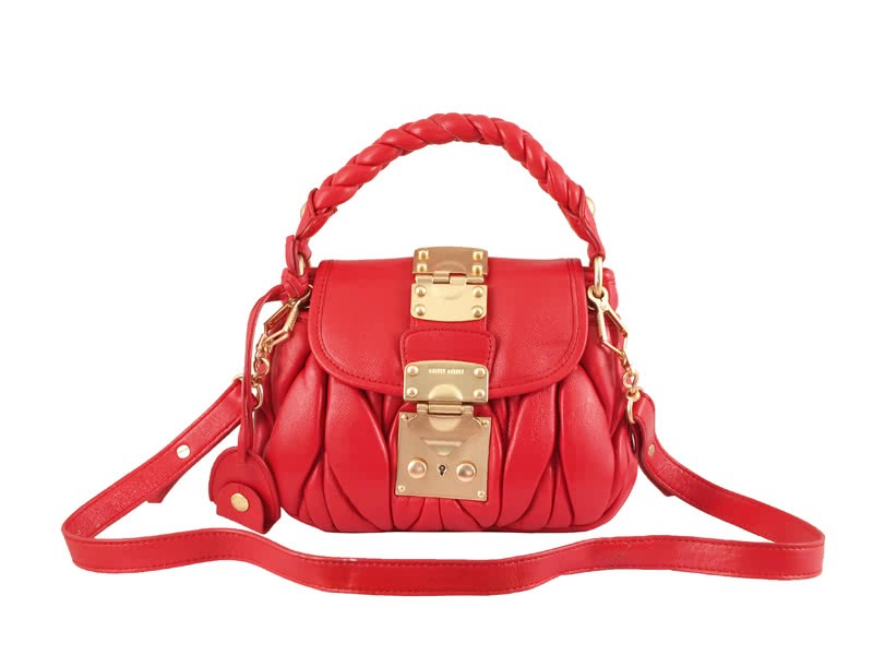 Miu Miu Small Coffer Bag Red 1