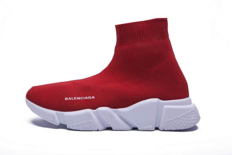 Balenciaga Stretch Mesh High Top Sneaker Red51 9