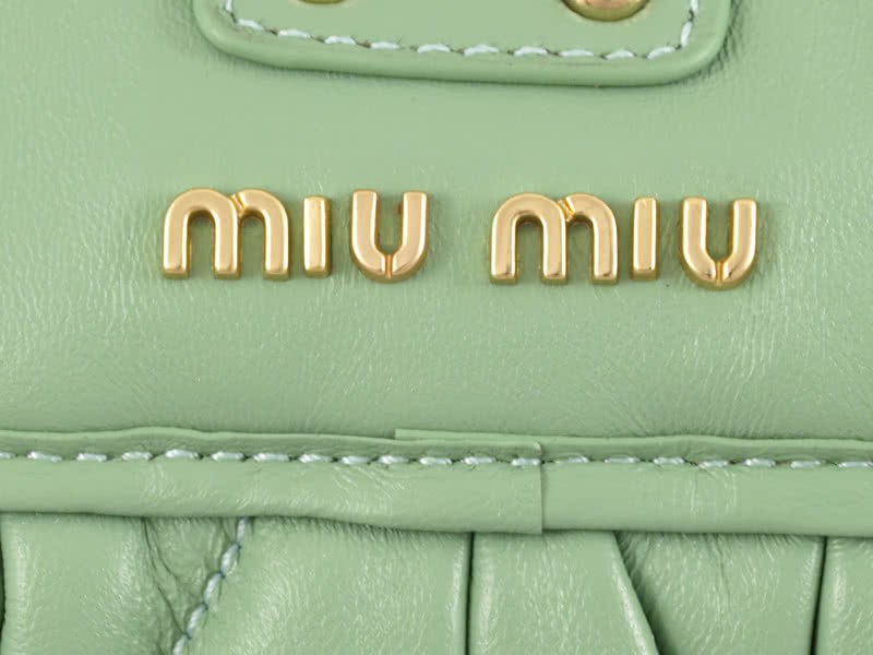 Miu Miu Small Coffer Bag Green 8