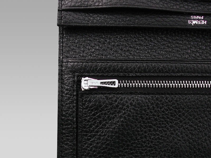Hermes Bearn Japonaise Bi-Fold Wallet Black 6