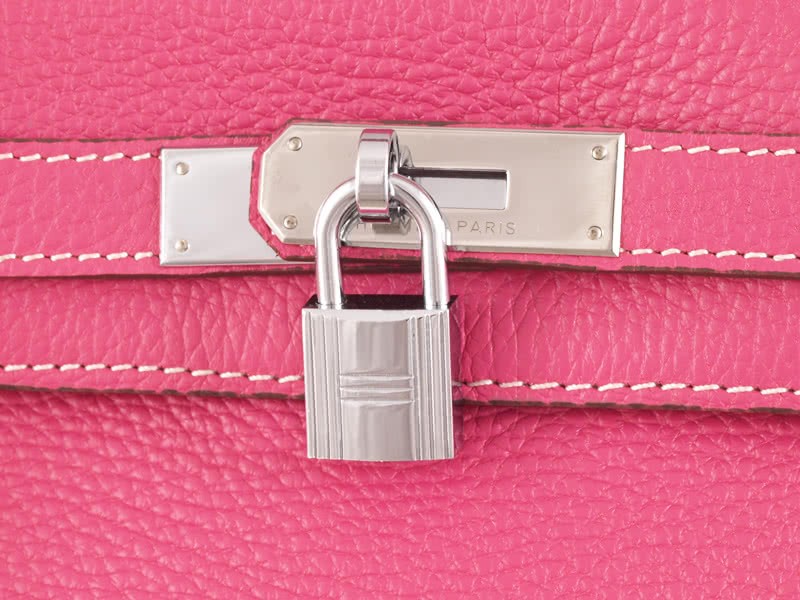 Hermes Kelly 32cm Togo Leather Clemence Pink 6