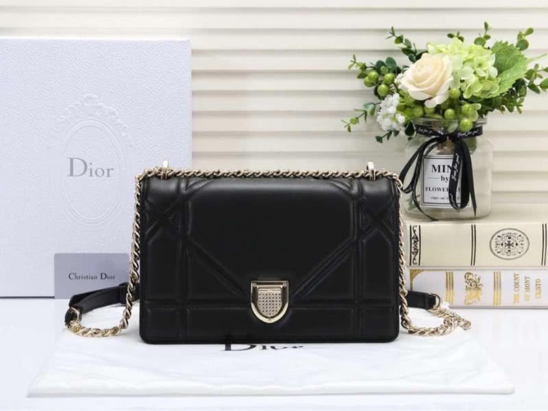 Dior Diorama Lambskin Bag Black d0528 1