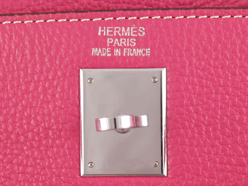 Hermes Kelly 32cm Togo Leather Clemence Pink 10