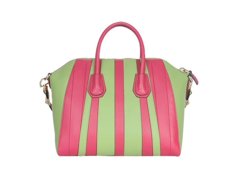 Givenchy Large Antigona Bag Bi-Color Hot Pink Green 3