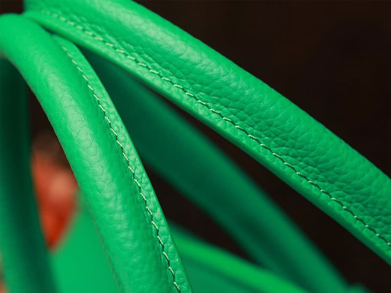 Celine Tie Nano Top Handle Bag Leather Green 9