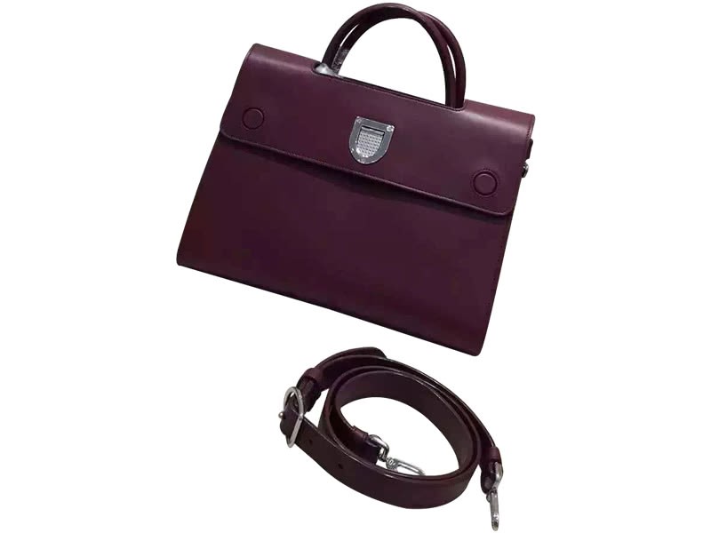 Dior Diorever Bag Noisette Prestige Calfskin Burgundy 1