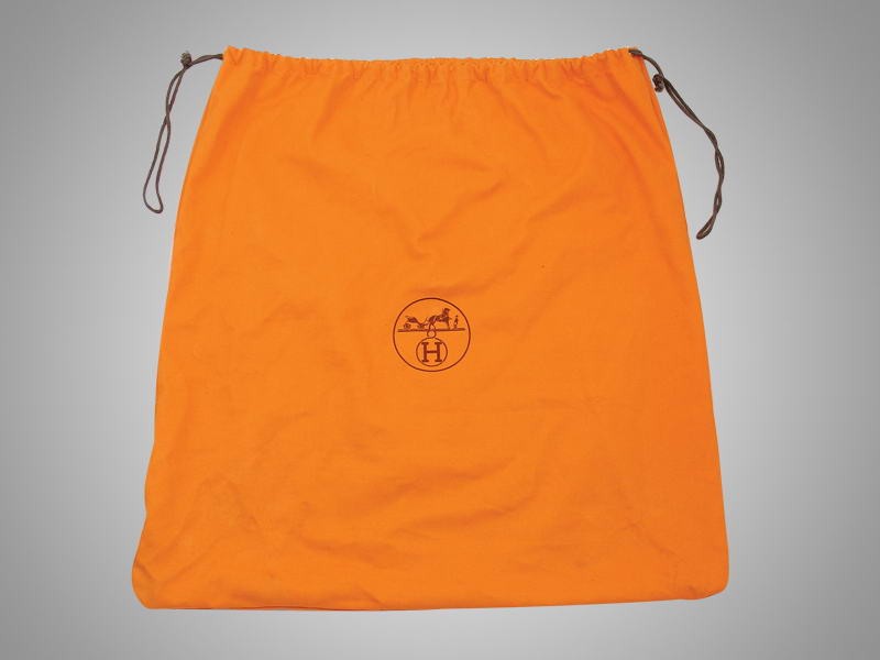 Hermes Garden Party Togo Leather Tote Bag Orange 9