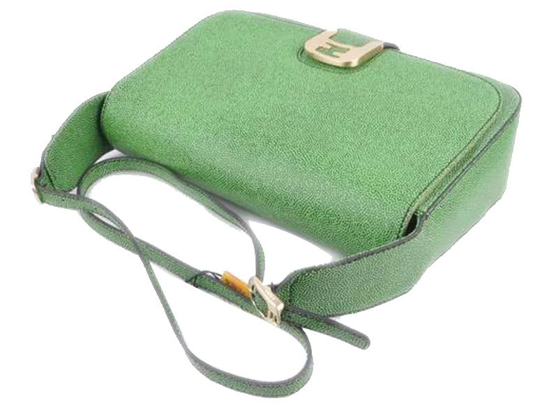 Fendi Chameleon Shoulder Bag Green 8