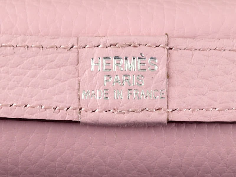 Hermes Constance 23 Single Shoulder Bag Togo Leather Light Pink 7