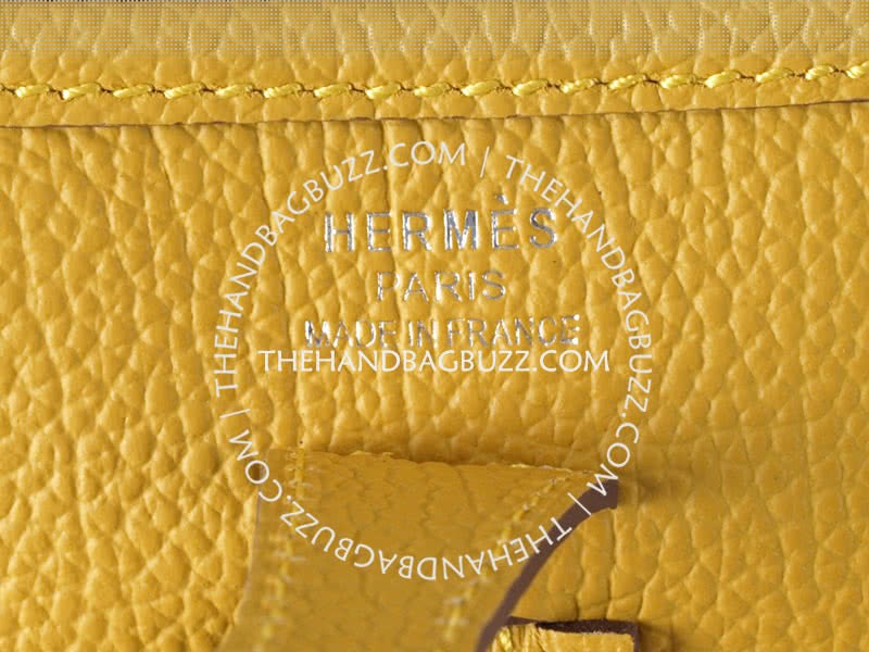 Hermes Evelyne Bag Pm Yellow 7