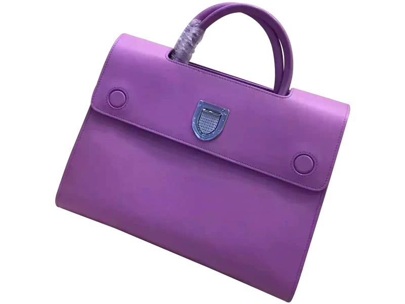 Dior Diorever Bag Noisette Prestige Calfskin Purple 2
