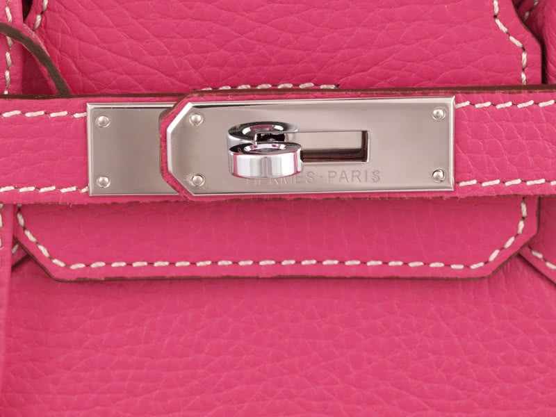Hermes Birkin 30cm Togo Leather Pink 8