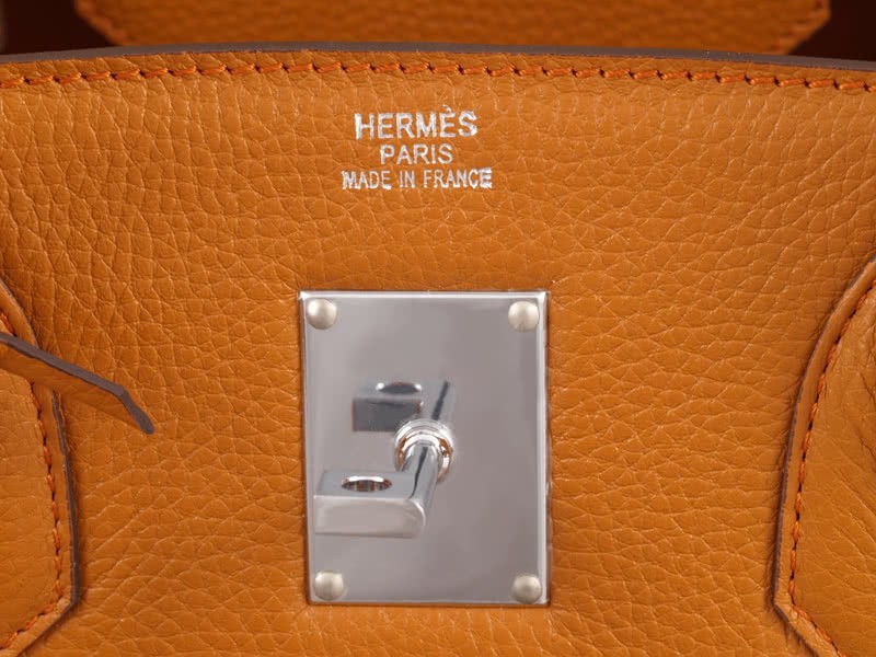 Hermes Birkin Jpg 42cm Togo Leather Orange 9