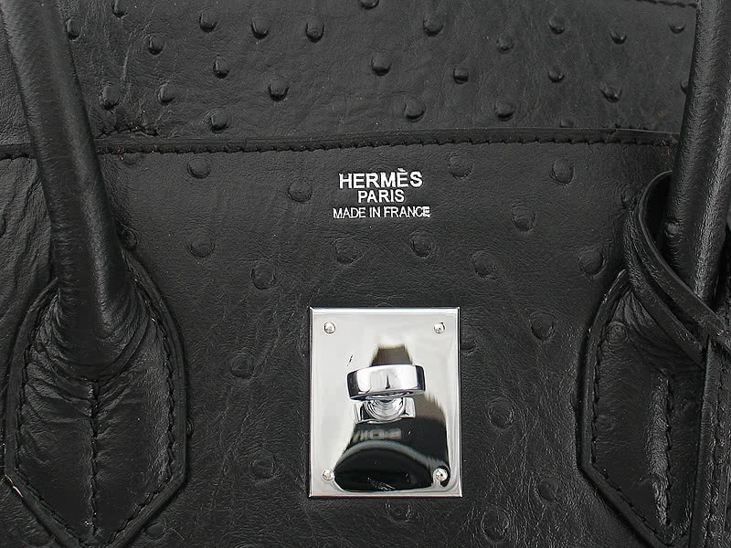 Hermes Birkin 35 Cm Ostrich Black 12