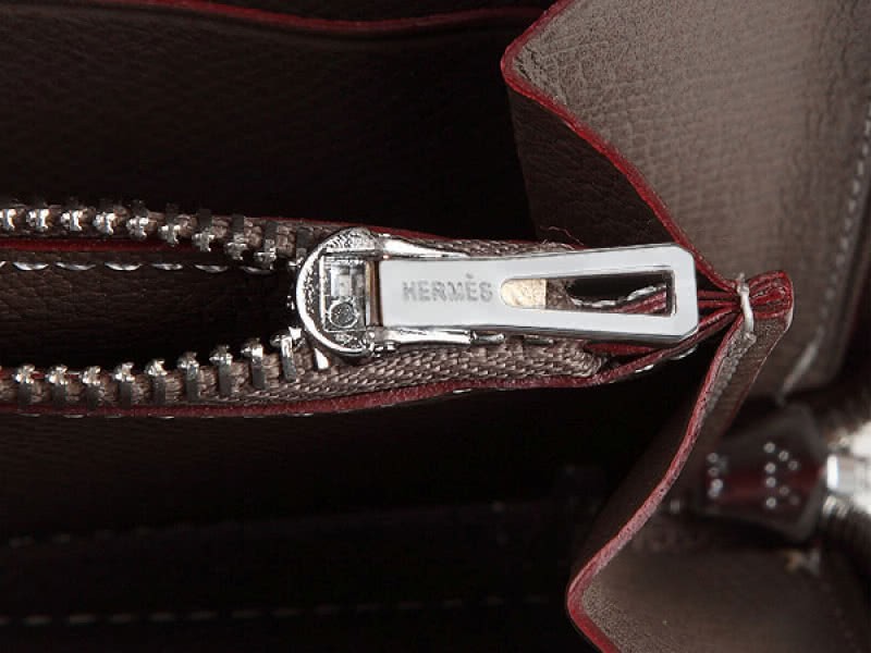 Hermes Zipper Wallet Original Epsom Calfskin Dark Khaki 4