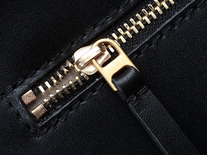 Celine Tie Nano Top Handle Bag Leather Black 2 22