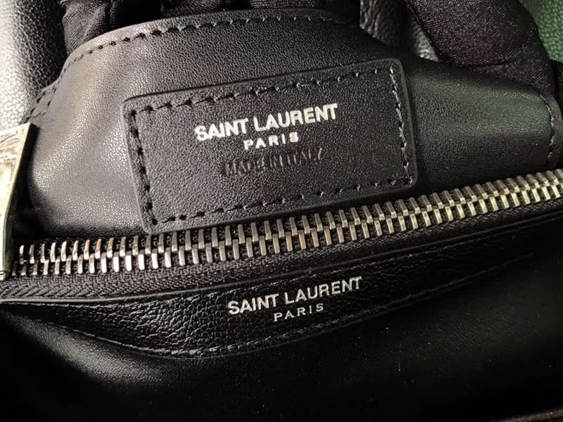 Saint Laurent Coll Ge Medium In Matelass Leather Black 7